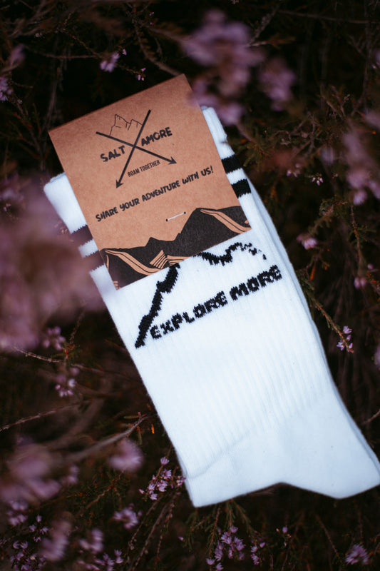 Statementsocken "Explore More"