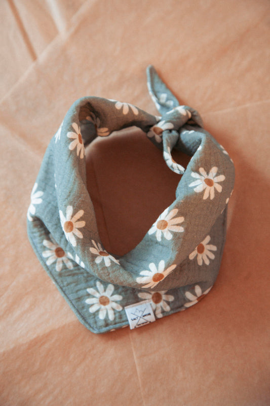 Hundehalstuch Daisy | Handgemachtes Bandana aus Bio-Baumwolle