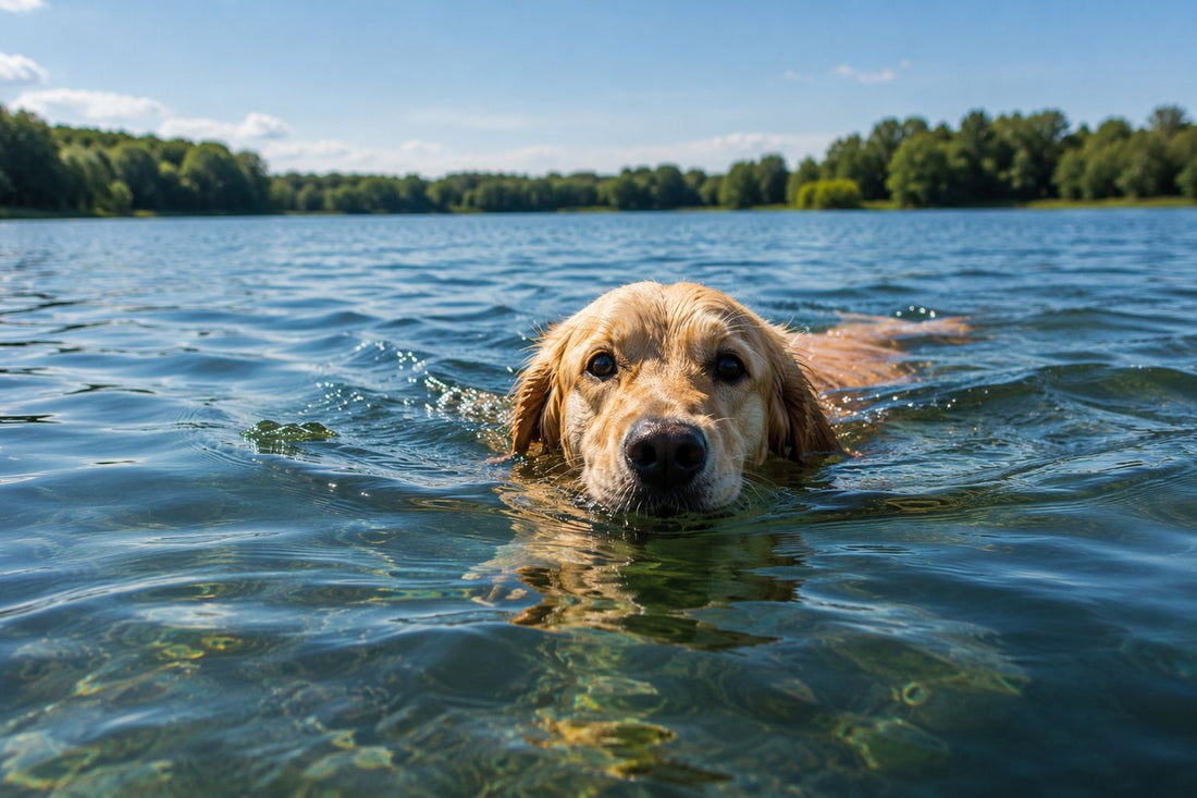 Blaualgen im Sommer | Die stille Gefahr für deinen Hund beim Sprung ins kühle Nass