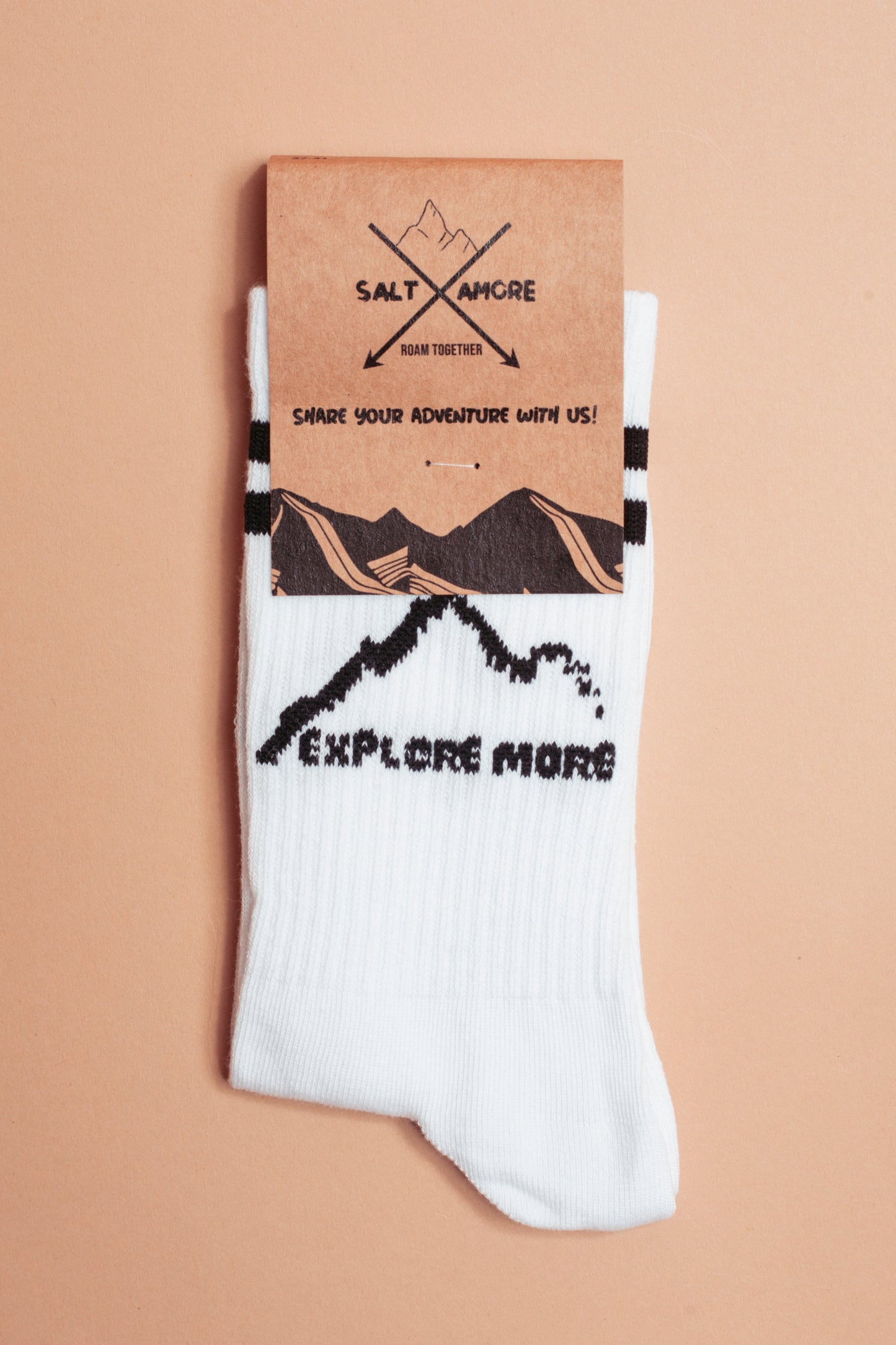 Statementsocken "Explore More"