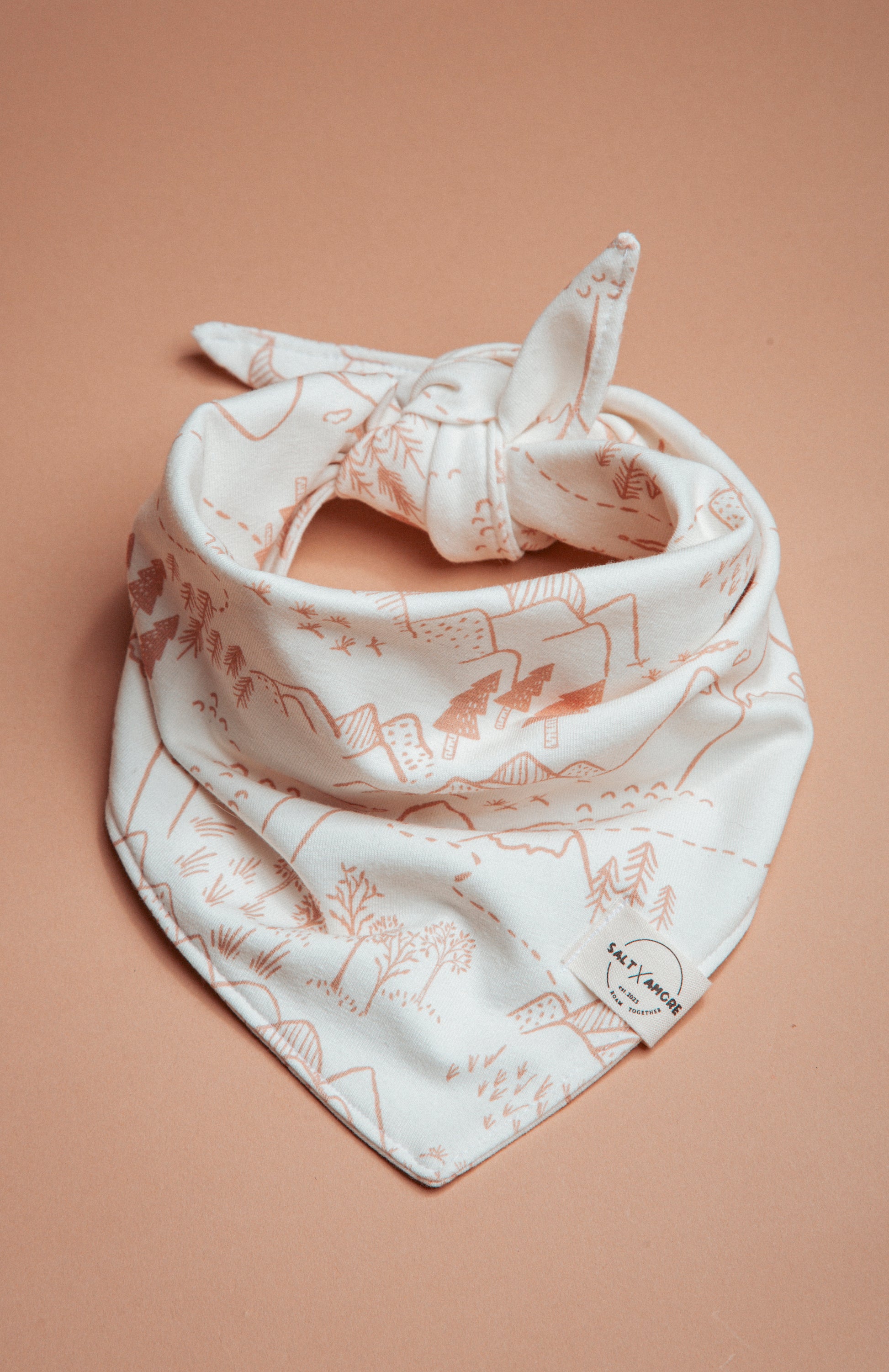 Stylische Dogwear für Naturfans: Hundehalstuch „Pathfinder“ aus Jersey – handgemacht, atmungsaktiv & ideal für Sommer, Gassi & kleine Abenteuer. Jetzt kaufen!