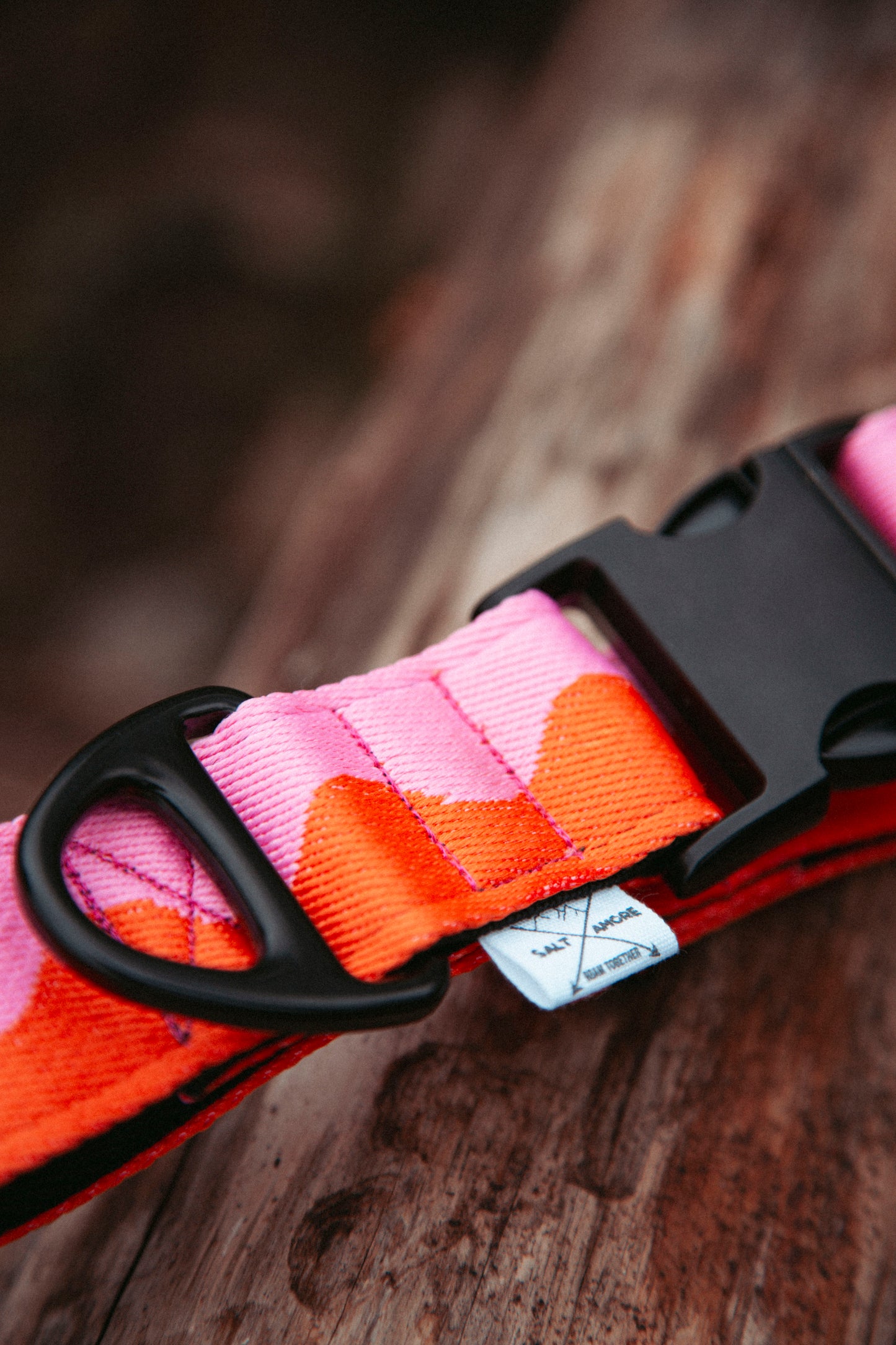 Hundehalsband | Coral Heat | verstellbares Halsband für Hunde