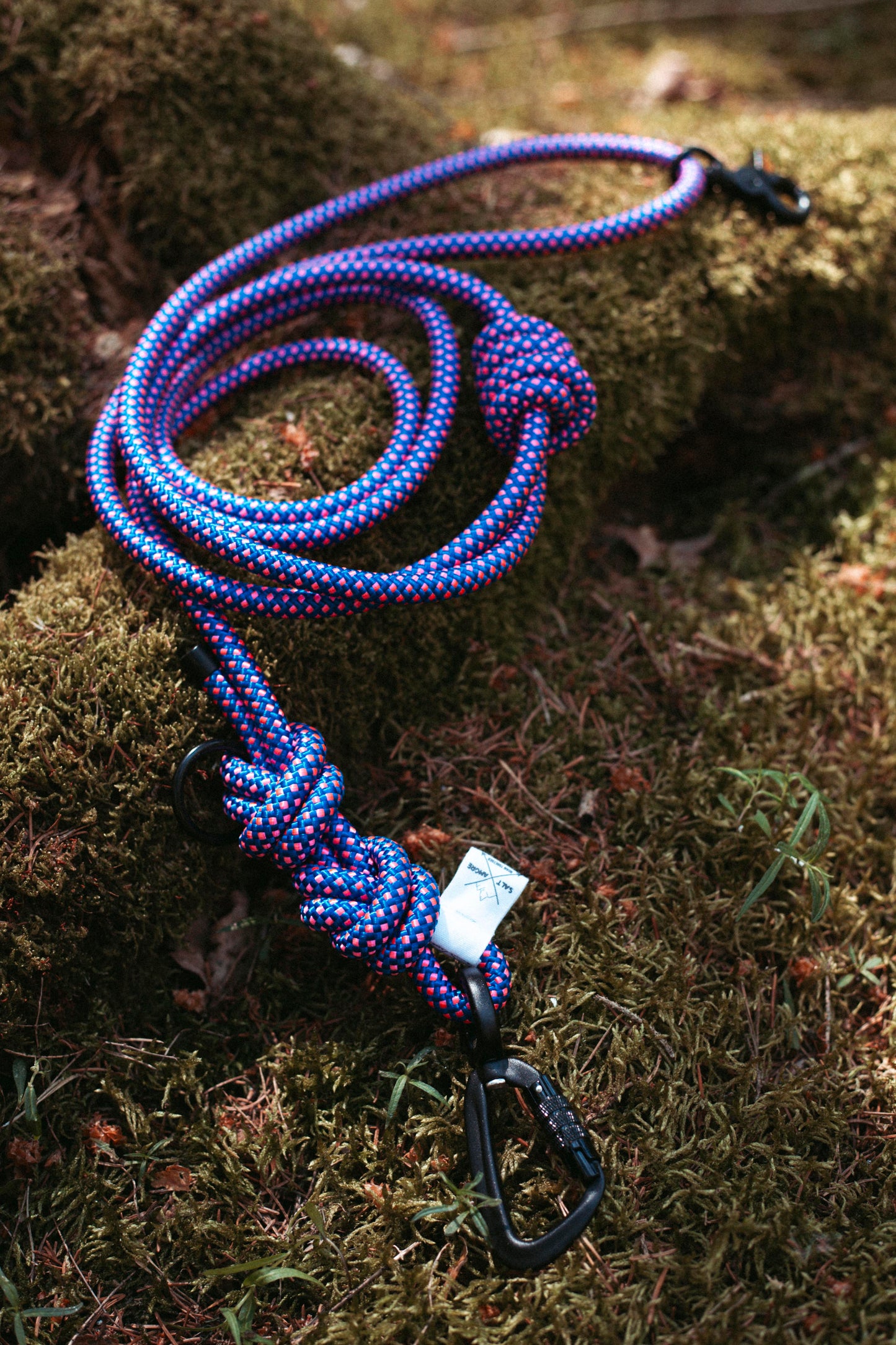 Hundeleine Mountain Climber | Outdoorleine aus Kletterseil | Stufenlos verstellbar