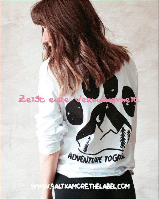 Bio-Baumwoll Longsleeve "Adventure Together"