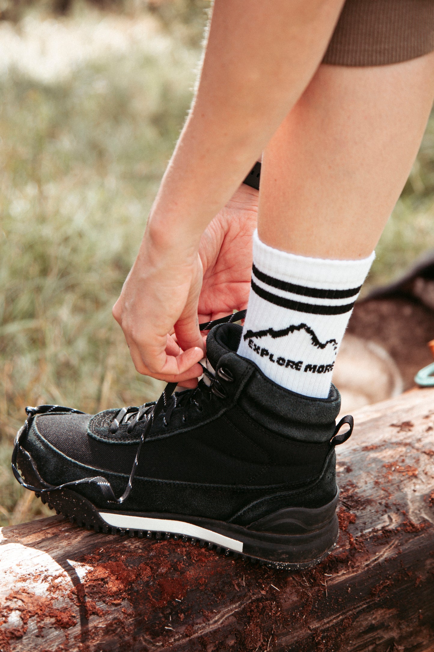 Statementsocken "Explore More"