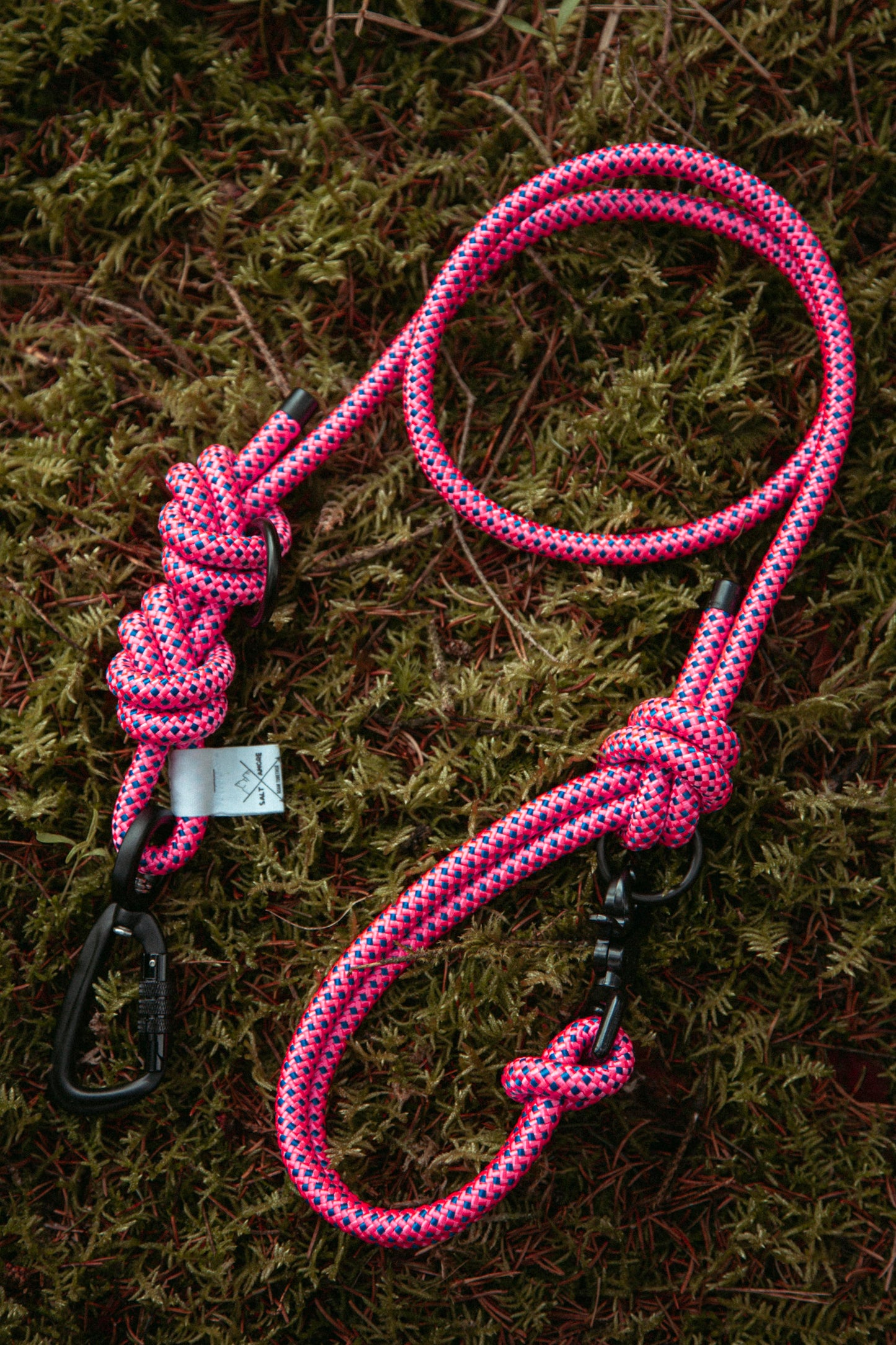Führleine | Mountain Climber | Verstellbare Outdoor Hundeleine aus Kletterseil
