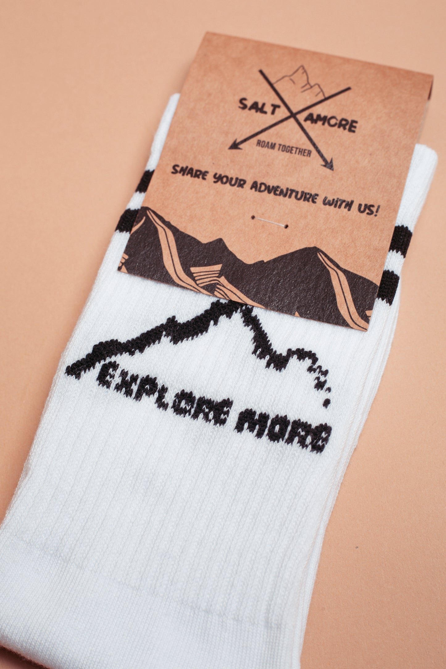 Statementsocken "Explore More"