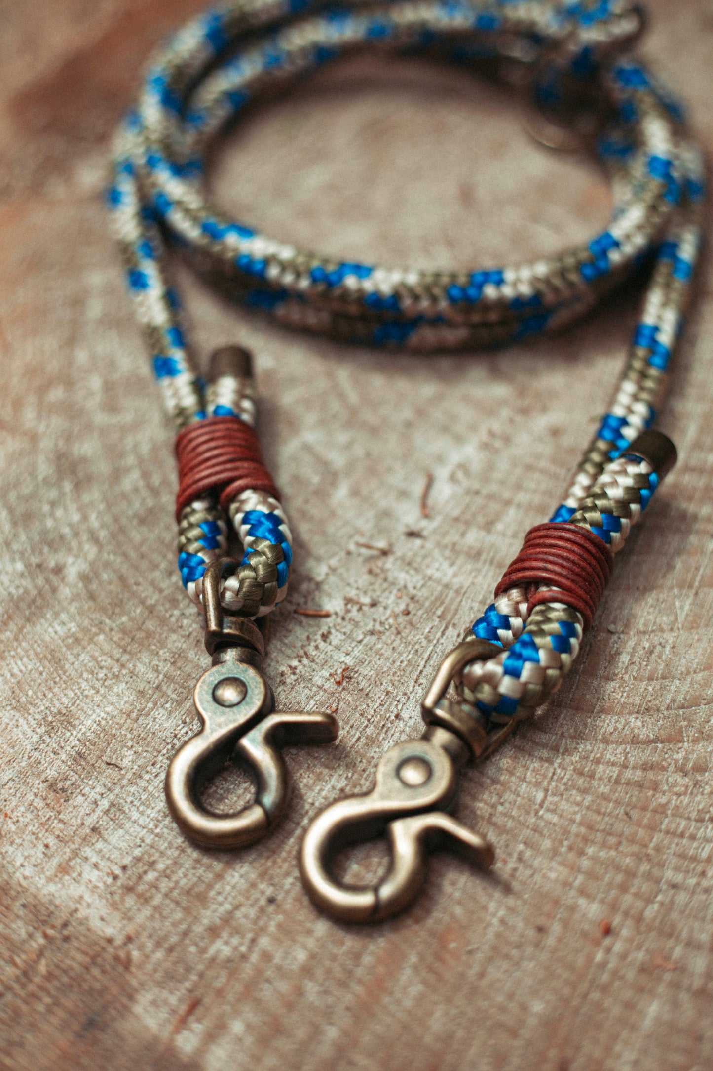 Hundeleine Nordic Trail | Multifunktionale Leine aus Paracord & Leder | Mix & Match