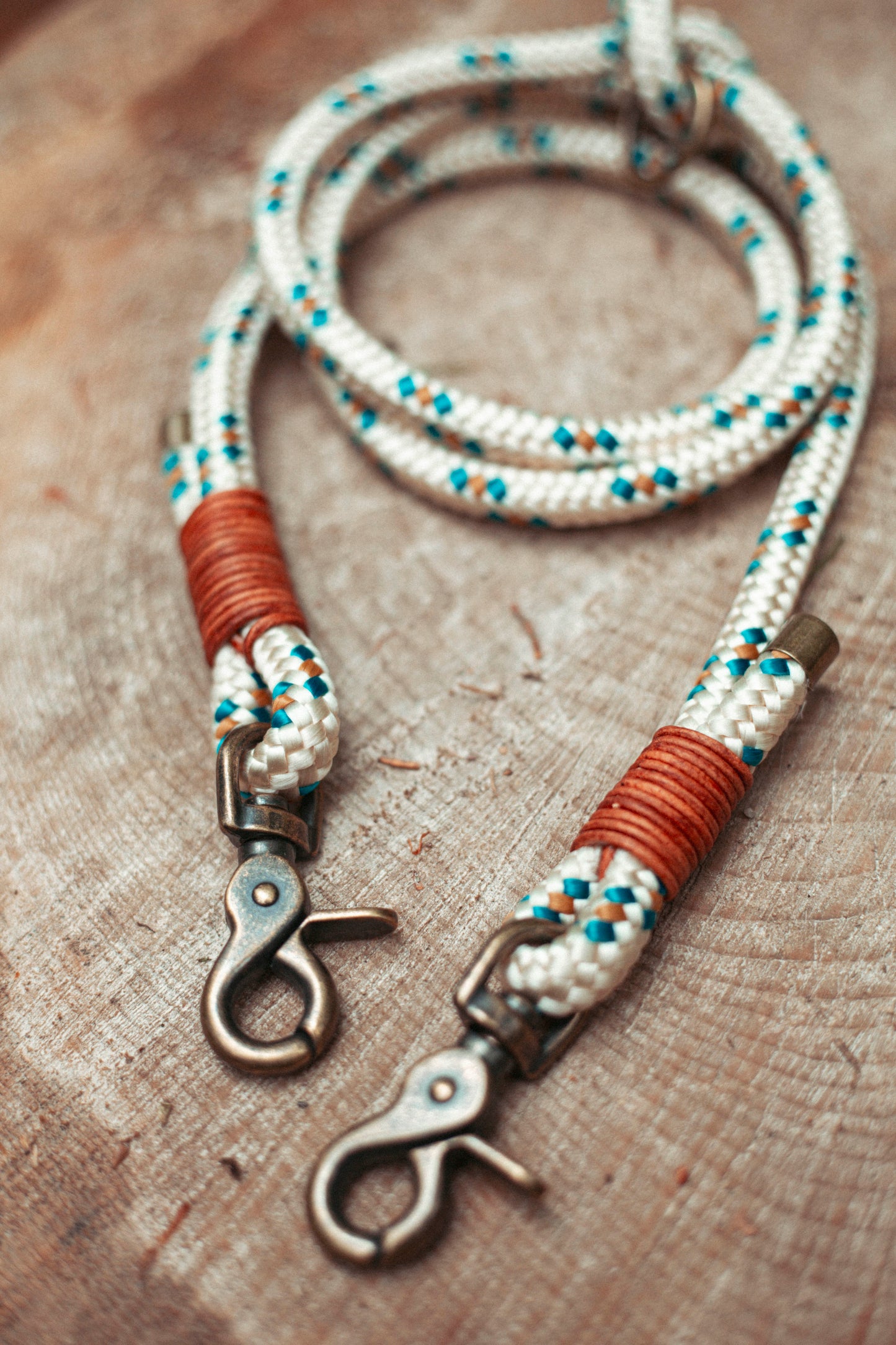 Hundeleine Nordic Trail | Multifunktionale Leine aus Paracord & Leder | Mix & Match