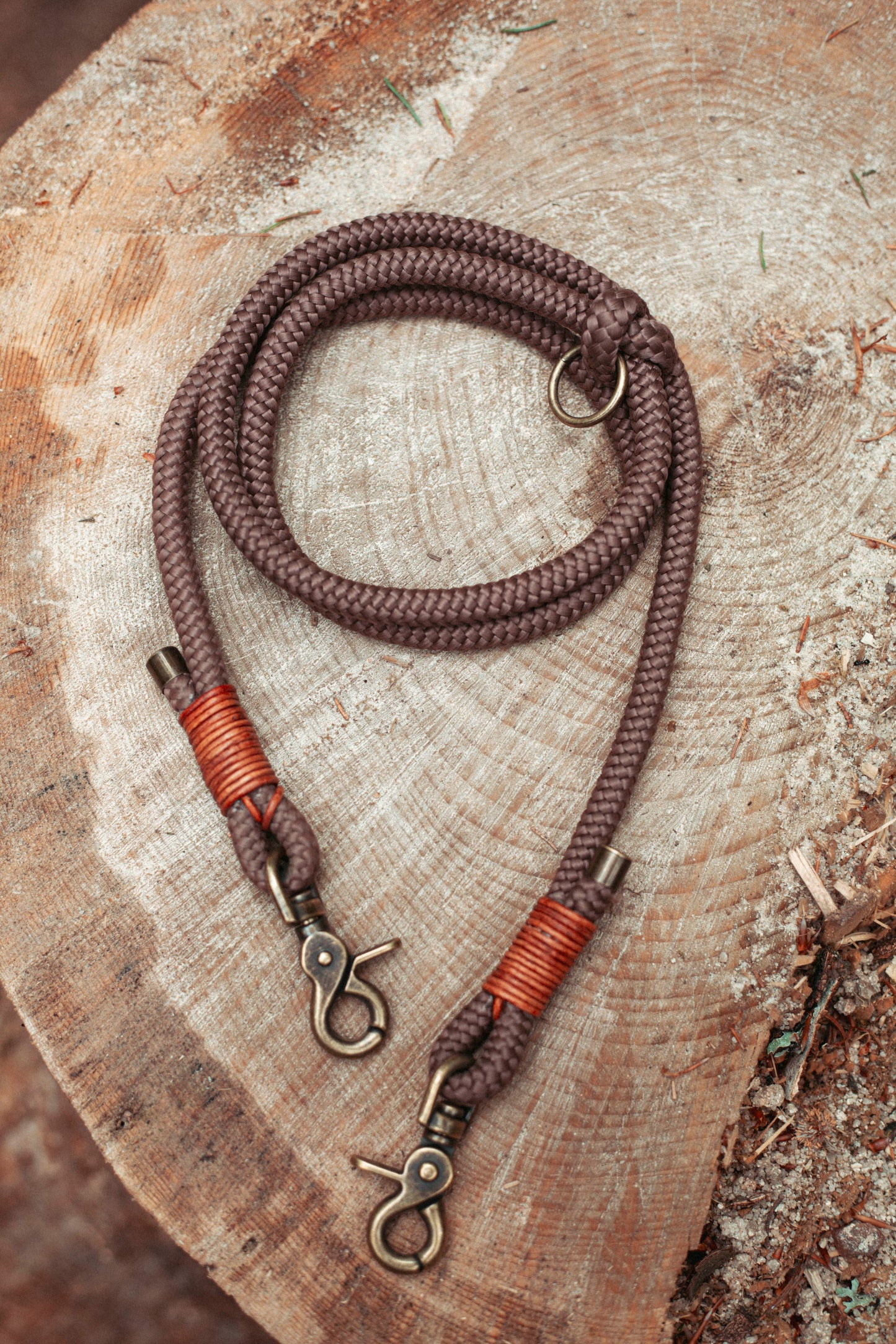 Hundeleine Wilderness | Multifunktionale Leine aus Paracord & Leder | Mix & Match