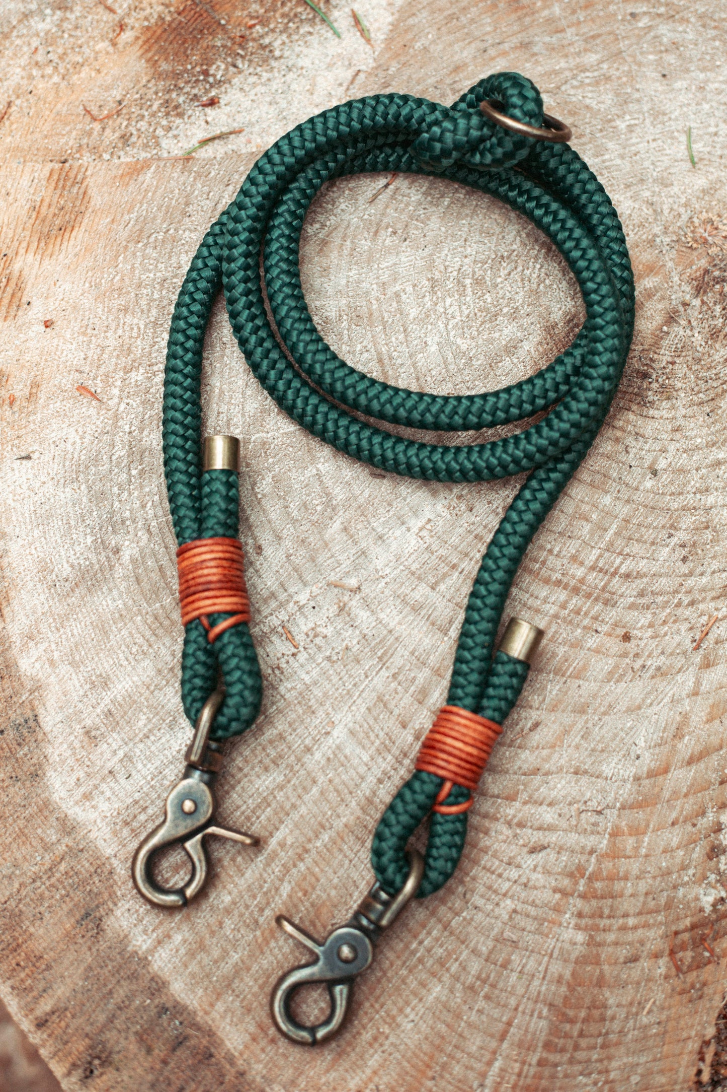 Hundeleine Wilderness | Multifunktionale Leine aus Paracord & Leder | Mix & Match