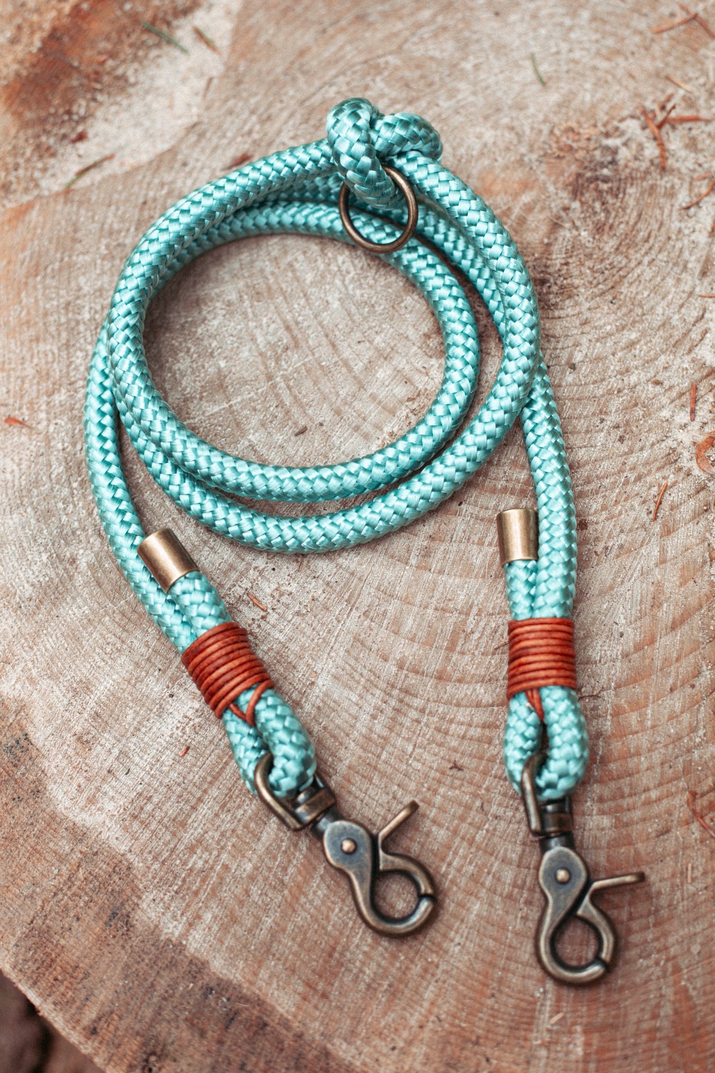 Hundeleine Wilderness | Multifunktionale Leine aus Paracord & Leder | Mix & Match